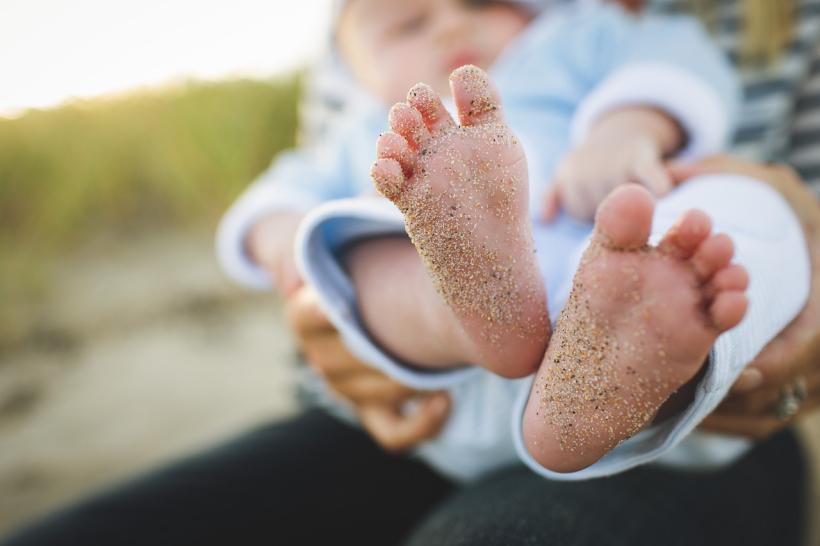 Barefoot Walking Baby