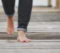 Barefoot Walking on Wood