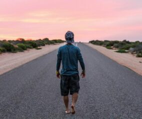 barefoot walking