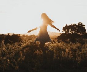 woman in nature